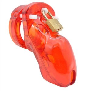 Chastity Cage Locky 8 x 3.3 cm Red