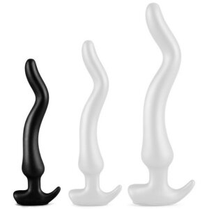 Long plug Noth Curve S 25 x 4 cm Black