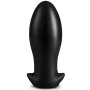 Dragon Egg Soft Silicone Butt Plug Black S 10 x 4.5 cm