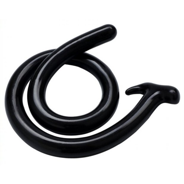 Mega Snake Long Dildo 100 x 3cm Black