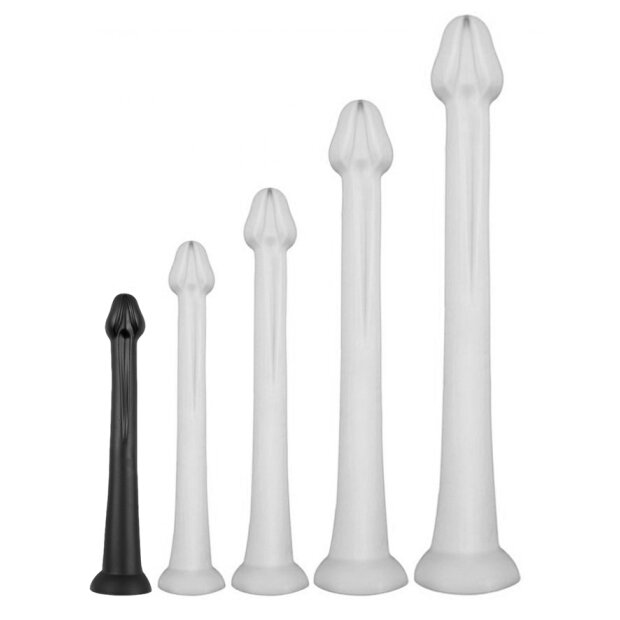 Long Dildo Whale S 38 x 3.8cm - 3.5cm tip Black