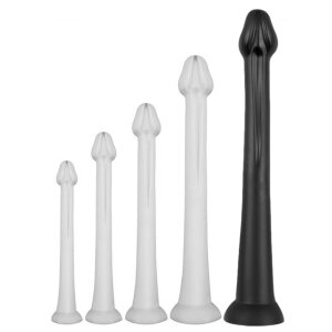Long Dildo Whale  XXL 55 x 7.5cm - Tip 6.3cm Black