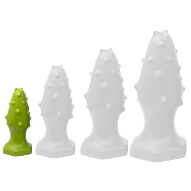 Silicone plug Monster Spike S 8 x 3.5cm Green