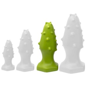 Silicone plug Monster Spike L 14  x 5,5cm Green
