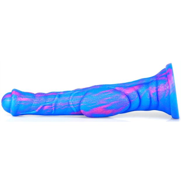 Dildo Dog Long 26 x 6cm Blue-Pink