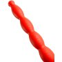 Long Stretch Worm Dildo N°2 40 x 4cm Red