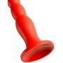 Long Stretch Worm Dildo N°2 40 x 4cm Red