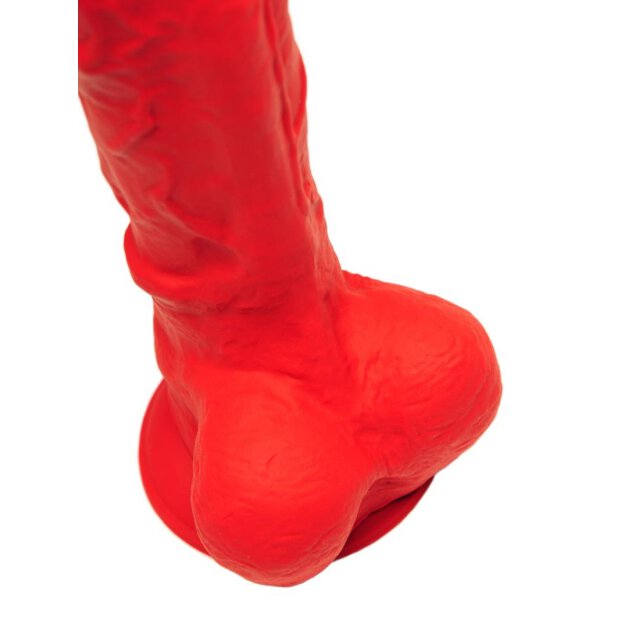 Silicone Dildo Stretch N°5X 27 x 8cm Red