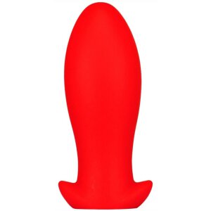 Silicone plug Saurus Egg S 10 x 4.5cm Red