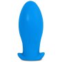 Silicone plug Saurus Egg S 10 x 4.5cm Blue