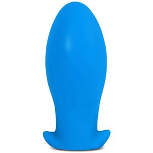 Silicone plug Saurus Egg M 12 x 5.5cm Blue