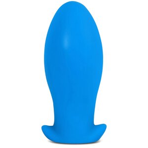 Silicone plug Saurus Egg XXL 18.5 x 8.5cm Blue