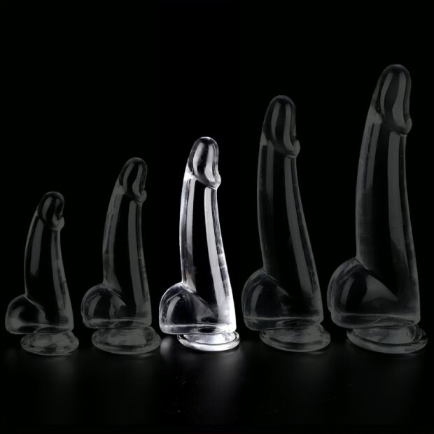 Clear Dong L Dildo 14 x 4.5cm
