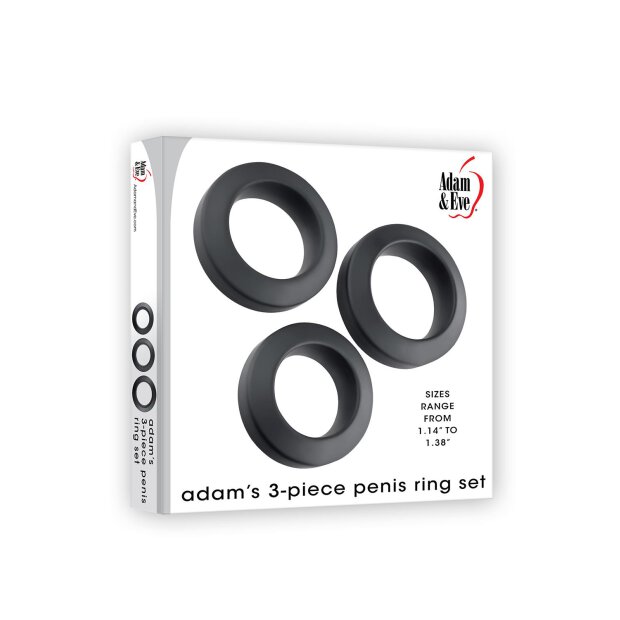 Adam Et Eve Adam´s 3-Piece Penis Ring Set