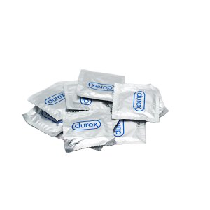 Durex invisible extra lubricated bulk in mailing bag