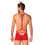 Obsessive Mr Reindy Harness, Shorts, Headband With Horns L/XL