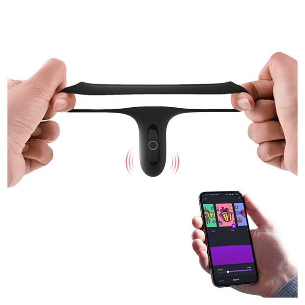 Magic Motion Rise Smart Wearable Cockring Black