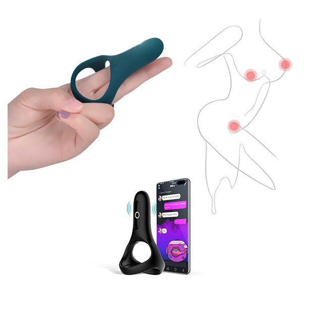 Magic Motion Rise Smart Wearable Cockring Green
