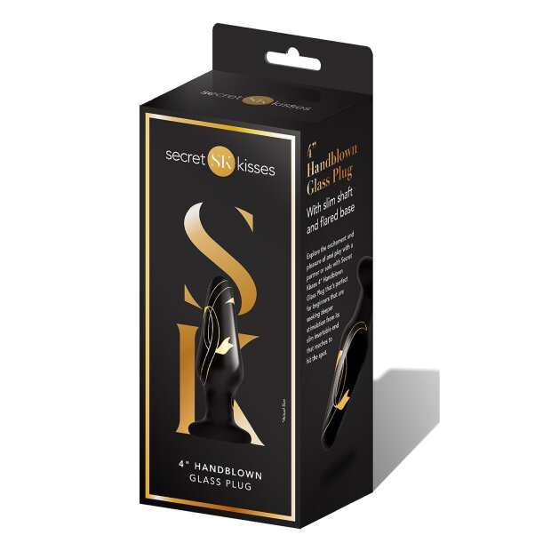 Secret Kisses Handblown Glass Plug 3 cm