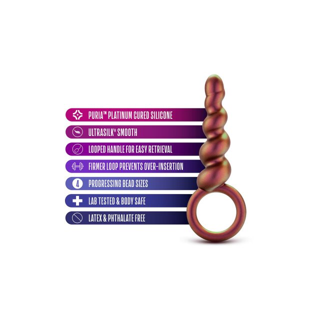 Anal Adventures Matrix Duo Loop Plug Copper 3,2cm