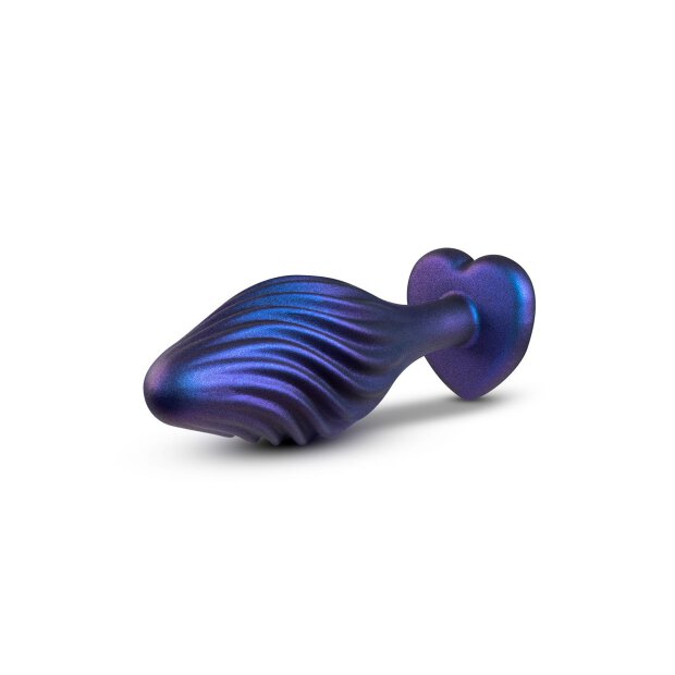 Anal Adventures Matrix Swirling Bling Plug Sapphire 3,8cm
