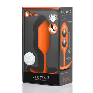 B-Vibe Snug Plug 3 Orange