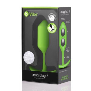B-Vibe Snug Plug 3 Lime