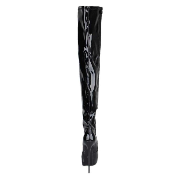 Erogance Stretchlack Overknee Stiefel E3000 Größe 36 - 46