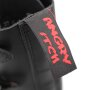 Angry Itch 14-Loch 5-Buckle Leder Stiefel Schwarz Größe 36 - 48