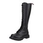 Angry Itch 20-Loch Leder Stiefel Schwarz Größe 36 - 48