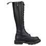Angry Itch 20-Loch Leder Stiefel Schwarz Größe 36 - 48