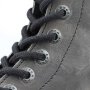Angry Itch 08-Loch Leder Stiefel Vintage Grau Größe 41