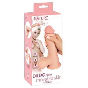 NS Dildo with movable skin 19,9 cm
