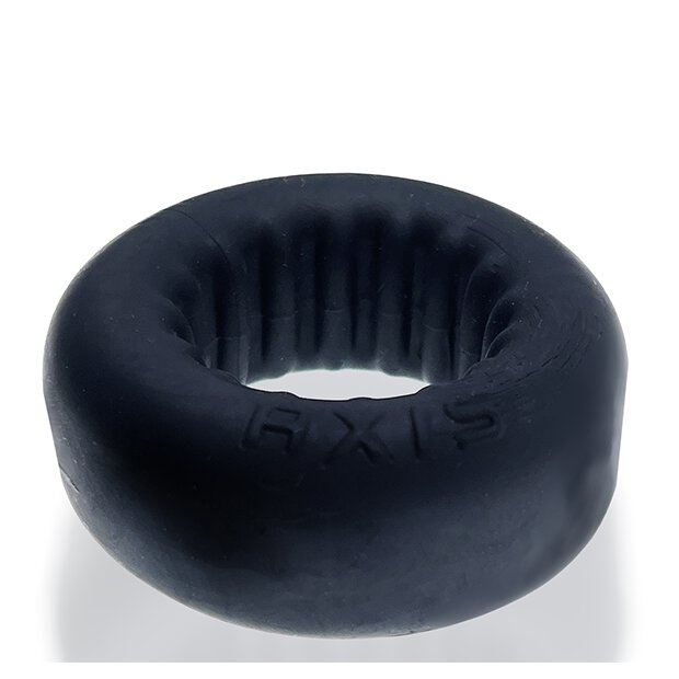 Oxballs Axis Rib Griphold Cockring Black Ice