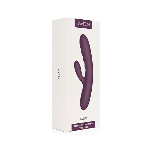 Svakom Avery Powerful Thrusting Vibrator Lilac