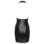 Kleid silber mit Wasserfallausschnitt M