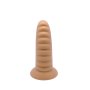 Ribbed Penis M Shinny Flesh 20 cm
