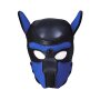 Shots Ouch! Neopren Hunde-Maske blau