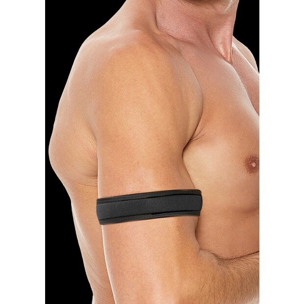 Shots Ouch! Neopren Armbänder schwarz