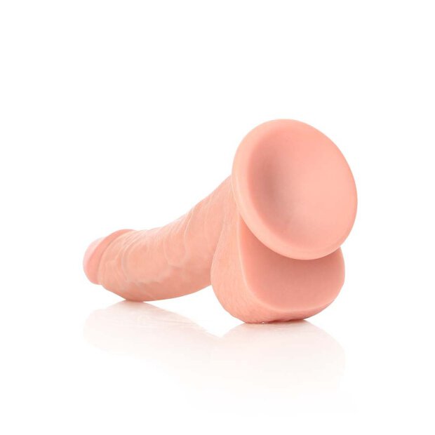 Curved Realistic Dildo  Balls  Suction Cup - 8/ 20,5 cm