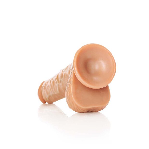 Straight Realistic Dildo  Balls  Suction Cup - 7/ 18 cm
