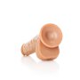 Straight Realistic Dildo  Balls  Suction Cup - 7/ 18 cm