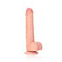 Straight Realistic Dildo  Balls  Suction Cup - 10/ 25,5 cm