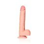 Straight Realistic Dildo  Balls  Suction Cup - 10/ 25,5 cm