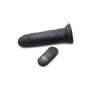 Strap U Power Player vibrating dildo with suction cup 14.3 cm black