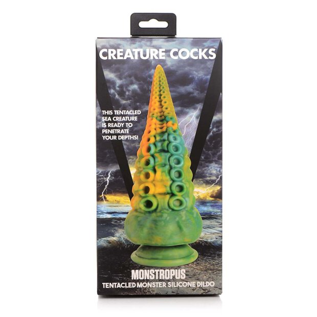 Monstropus Tentacled Monster Silicone Dildo 21,6 cm