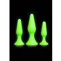 Butt Plug Set - Glow in the Dark