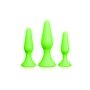 Butt Plug Set - Glow in the Dark