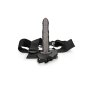 Shots Ouch! Twisted Hollow Strap-On gray 20 cm