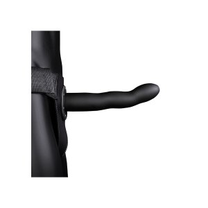 Shots Ouch ! Curved Hollow Strap-On noir 20 cm